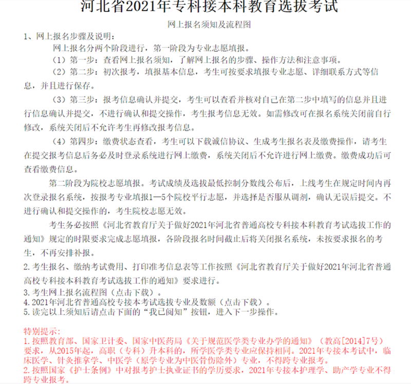 网上报名须知2 网上报名须知2